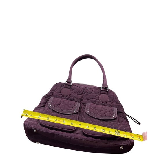 Vera Bradley Womens Purple Quilted Medium Shoulder handbag medium SKU 8577 - Picture 9 of 16